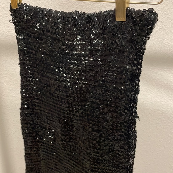 80s sequin tube skirt/dress - Picture 3 of 5